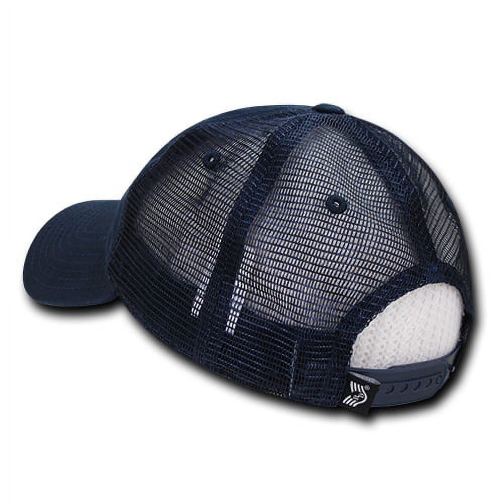 Rapid Dominance S79-FD-NVY Relaxed Trucker Fire Dept Caps, Navy - image 3 of 3