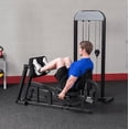 thumbnail image 3 of Body-Solid Pro Select Leg Press Machine, 210 lb. Stack, for Commercial Use, Adjustable Footplate, Black, 3 of 6