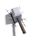 thumbnail image 5 of Acecorner-lámpara de pared LED con pegatina creativa 3D, Thor, martillo, rayo, superhéroe, vengadores, Marvel, luz nocturna, regalo de navidad para niños, 5 of 5
