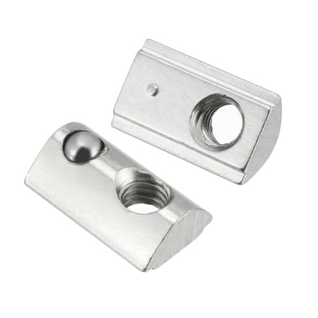 

M4 Roll Ball Elastic Nuts for 2020 Series Aluminum Extrusion Profile for 6mm T Slot 10 Pcs