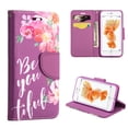 thumbnail image 2 of FOR IPHONE 8 / 7 PLUS TRNDY LEATHER FLIP WALLET CASE - BE-YOU-TIFUL LUXMO No, 2 of 22