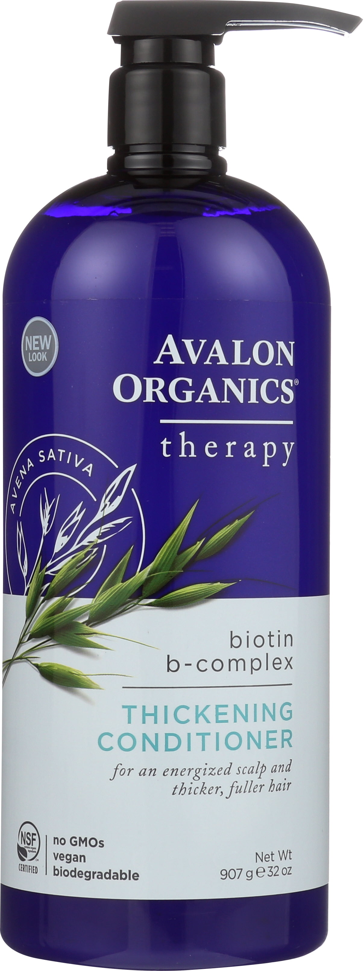 Avalon Organics Biotin B-Complex Thickening Therapy Conditioner, 32 oz