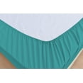 thumbnail image 4 of Rayon Bamboo Sheets Set Twin XL Teal Sheets Deep Pocket 3 Piece, 4 of 5