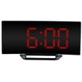 thumbnail image 1 of Miangastore Horloge Miroir Led Réveil Numérique Rouge 1 Ensemble 6.7x1.6x3.3in, 1 of 9