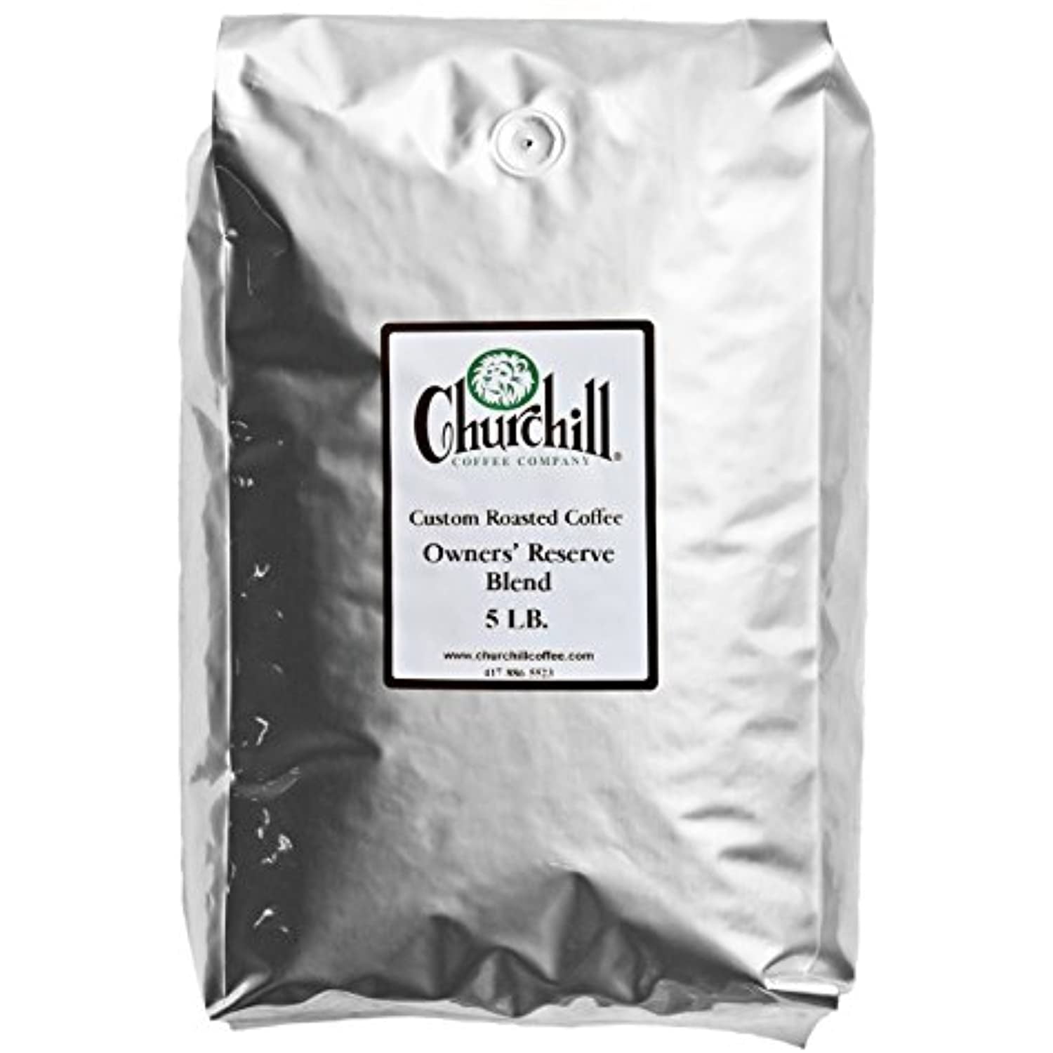 Churchill Coffee Owners Reserve Blend 5 Lb Whole Bean