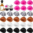 thumbnail image 6 of 20 PCS Small Dolls Birthday Cake Topper Western Decor Doll Hats Bachelorette Party Dollhouse Decoration Mini Cowboy Hats COWPRINT D X 20 PCS, 6 of 8