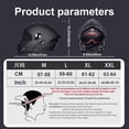 thumbnail image 7 of DOCRELD Bluetooth Modular Motorcycle Helmet,Motorcycle Helmet,DOT Approved,Dual Visor Full Face Flip up Integrated Motorcycle Helmets,Built-in Dual Speaker Microphone,Waterproof Adults Men Women, 7 of 7