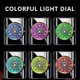 thumbnail image 4 of Luminous Watch Dial LED Rocker Lighter Refillable Butane Windproof Double Flame Lighter Mens Retro Stylish Accessory Gift, 4 of 5