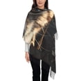 thumbnail image 4 of Cauagu Pilot Cat In Vintage Plane Print Women Wrap Shawl tassels Scarves Retro Scarf 77.6"X28.3", 4 of 8