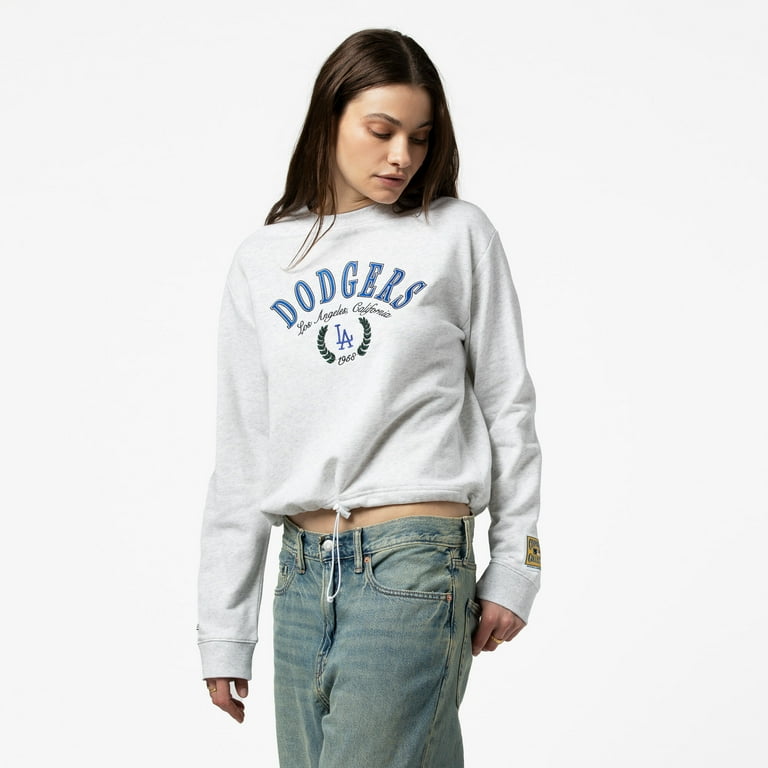 Women's Mitchell & Ness Heather Gray Los Angeles Dodgers