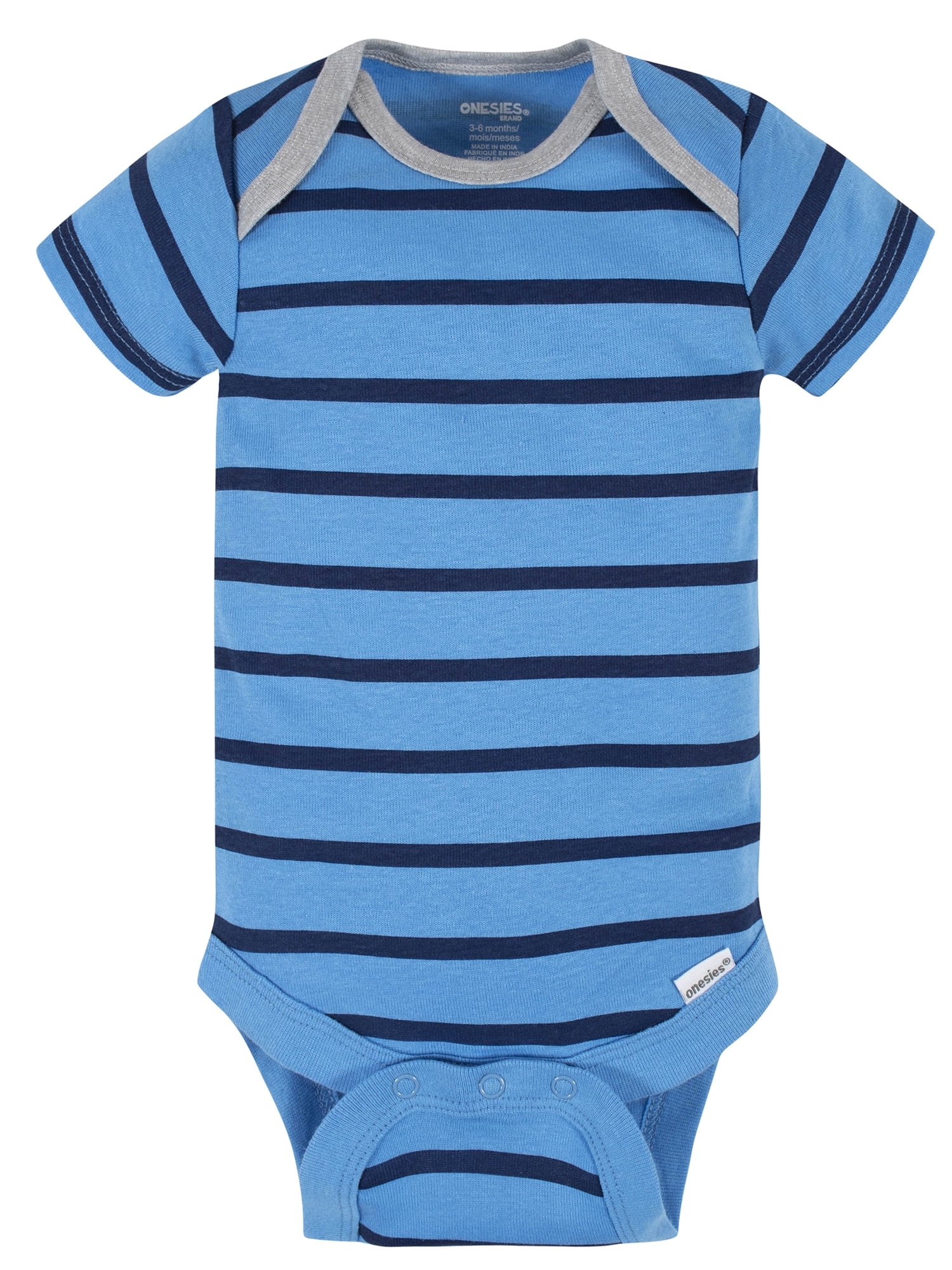 Onesies Brand Baby Neutral Short Sleeve Bodysuits, 2-Pack, Newborn - 6/9 Months