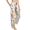 thumbnail image 2 of Daiia Autumn Garden Women's Sleep Pant with Pockets and Drawstring,Pajama Pants-Medium, 2 of 9