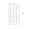 Yisure Stall Size Weighted Narrow Shower Curtain Liner, PEVA Material