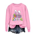 thumbnail image 5 of EGNMCR Easter T-Shirts Imprimés pour Femmes T-Shirts Graphiques pour Femmes Chemises pour Femmes T-Shirts à Col Rond pour Femmes Haut à Manches Longues Imprimé Easter Chandails T-Shirts pour Femmes, 5 of 5