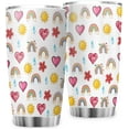 thumbnail image 3 of Rainbow Insulated Tumbler,Rainbow Travel Coffee Mug,20oz Stainless Steel Insulated Coffee Cups with Lid,Birthday Thanksgiving Christmas Travel Cup for Cold Drinks and Hot Beverage Gift for Women Man, 3 of 6