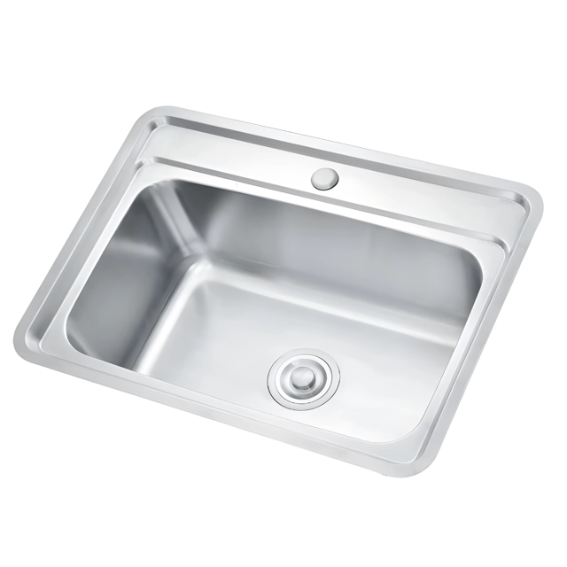 Fregadero Tarja Cocina Cubeta Plateado 62*48*20
