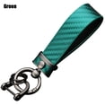 thumbnail image 1 of Business Gift Car Auto Fashion Keyholder Keys Strap PU Leather Keychain Leather Key Chain Waist Wallet KeyChains GREEN, 1 of 1