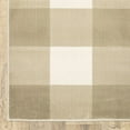 thumbnail image 5 of 4' X 6' Beige And Ivory Geometric Power Loom Stain Resistant Area Rug, 5 of 10