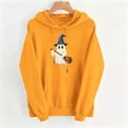 thumbnail image 5 of Sweatshirts for Women Halloween Printed Long Sleeve Hooded Sweatshirt, 5 of 5
