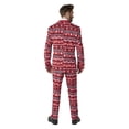 thumbnail image 3 of Suitmeister Men's Suits Nordic Pixel Red - XL Red, 3 of 6