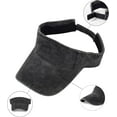 thumbnail image 3 of 3 Pack Sun Visors for Women Men Cooling Lightweight Sports Sun Hats Adjustable Twill Cotton Run Visor, 3 of 6