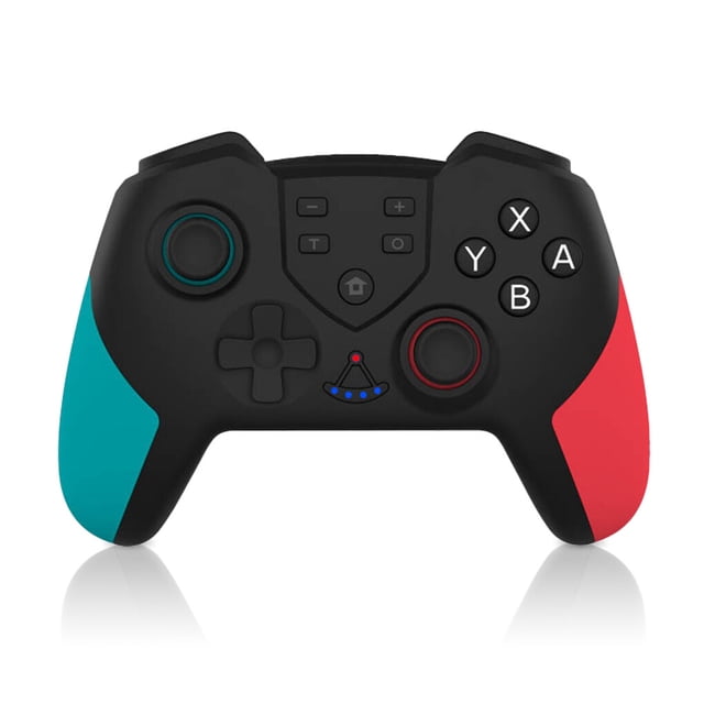 Inteprter T23 PRO Wireless Gamepad Vibration Joystick BT Game Controller para Para NS Switch Game Controller Videojuegos y accesorios azul rojo
