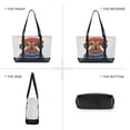 thumbnail image 6 of FORMRS Canvas Laptop Tote Bag for Women with 15.6" Computer Compartments Shoulder Handbag, Cute Dog Artist, 6 of 7