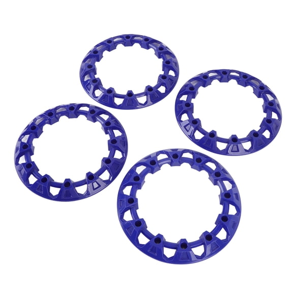 ATV Wheel Hub Decor Trim Cover, 4Pcs 8 Inch Protection Scratch Plastic Hubcap Trim Cover Universal for Go Kart