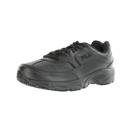 

Fila Mens Workshift Running Cross Training Shoes Black 8.5 Extra Wide (4E)