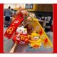 thumbnail image 3 of Hombres Mujeres Lindo Kawaii Feliz Año Nuevo Navidad Bolsa de Dinero de la Suerte Fortuna Rica Gato Vaca Panda Conejo Llavero Llavero Llavero, Novio Novia Val, 3 of 5