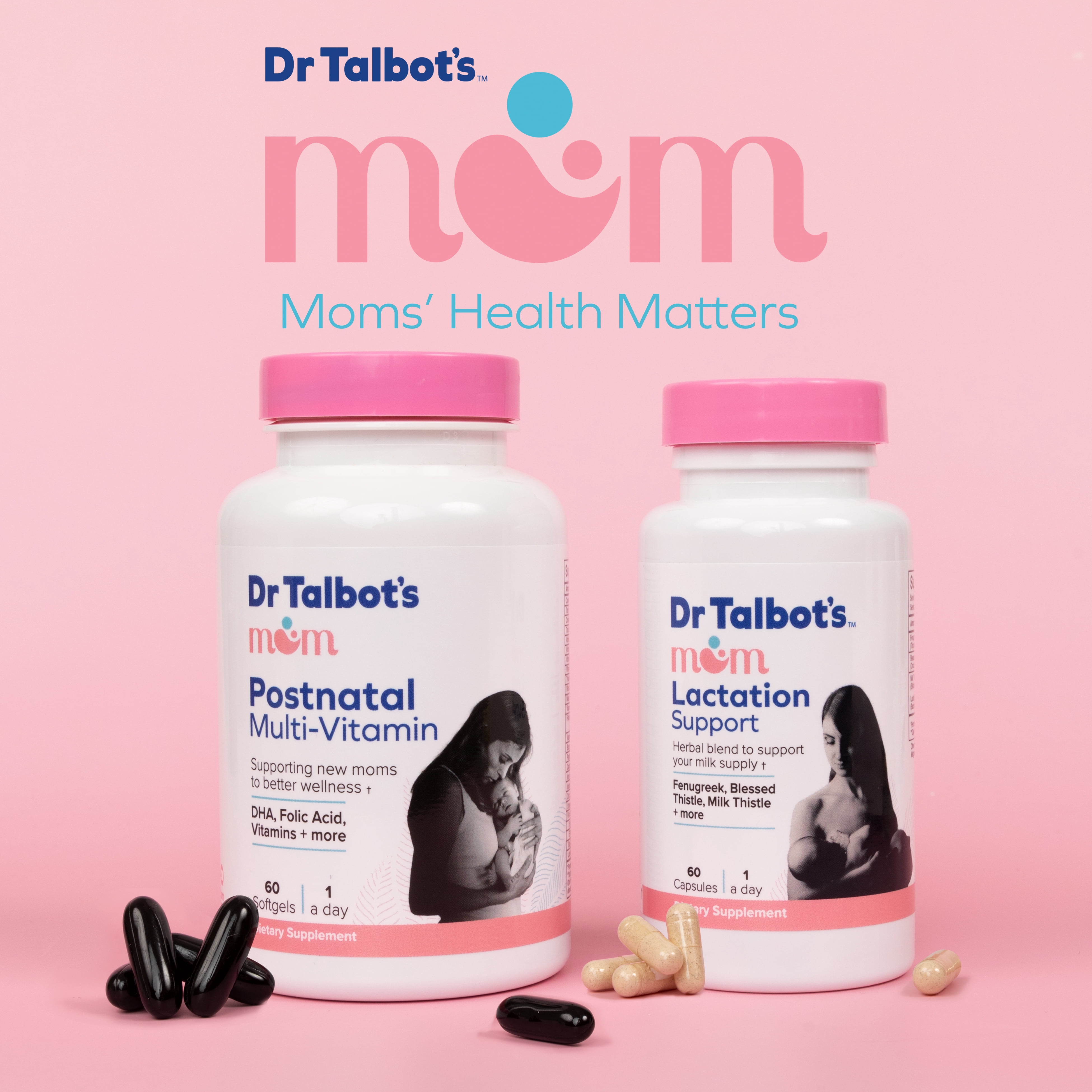 Dr. Talbot's Mom Postnatal Multi-Vitamin, 60 Day Supply