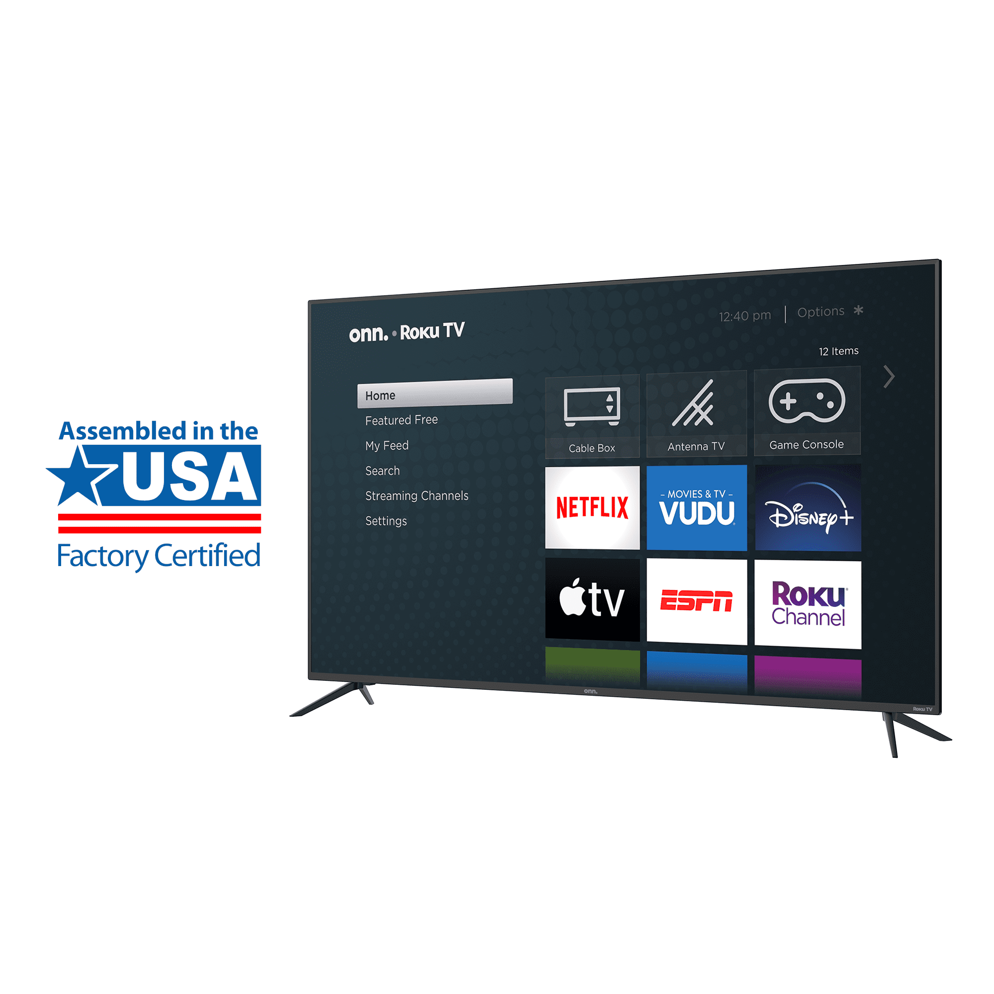 70 onn. 4K UHD HDR10 Roku TV (100012588)