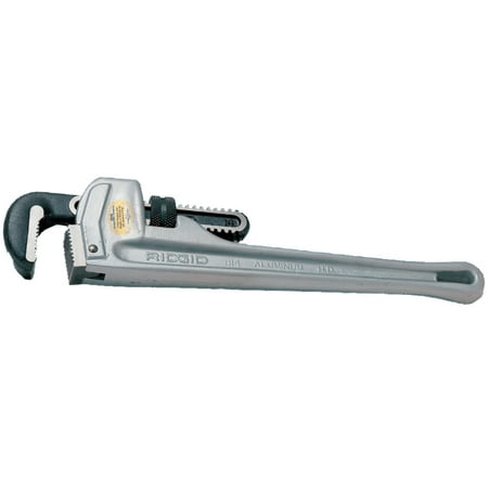 Ridgid Adjustable Pipe Wrenches, Alloy Steel Jaw, 12 in
