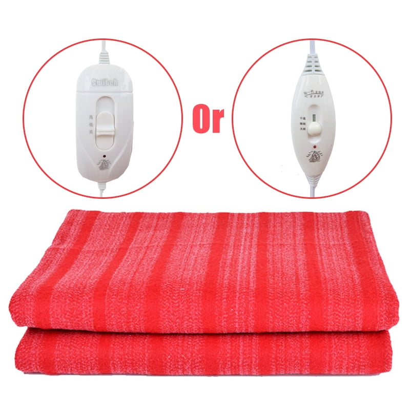 2 SIZES  Anticreep Electric Heated Blanket Rapid Heating 3 Gears Controller 