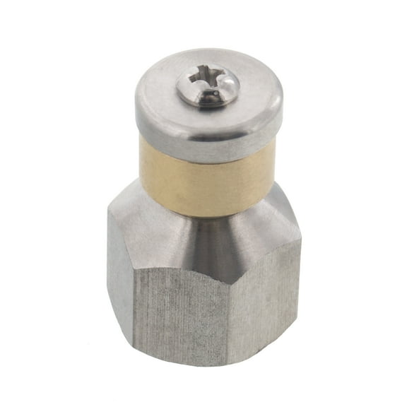 Erie Tools Rotating 3/8" Sewer Jetter Nozzle for Drain Cleaning 13.5 Orifice