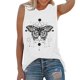 thumbnail image 1 of Camisetas sin mangas para mujer, chaleco fino de verano con estampado de margaritas y girasoles, chaleco sin mangas de manga corta, Jersey holgado informal, camisetas tipo túnica Fridja  qr1907, 1 of 6
