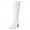 White, variant on Women Thin High Heel Over Knee Boots Fashion Snow Long Boot Warm Winter Shoes
