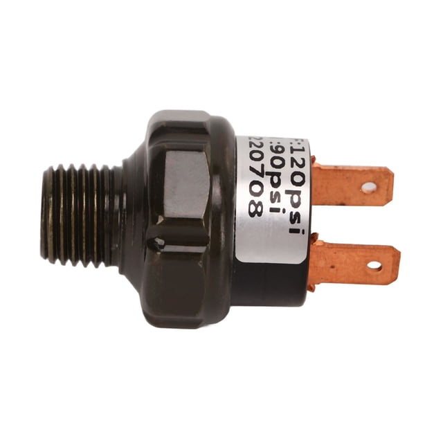 Qiilu Air Pressure Switch Air Compressor Pressure Control Switch Valve Stainless Steel Car Replacement Part For Horns