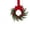 #D, variant on LOWLHOME 8" Artificial Pine Needle Christmas Wreath, Mini Christmas Wreathes with Red Velvet Bow, Farmhouse Red Berry Wreath for Holiday Xmas Party Decorations