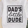 thumbnail image 5 of NOLDARES Baby Toddler Boy Fall Graphic Long Sleeve Pullover Tops & Pant Sets Toddler Winter Outfits Clothes 2-Piece Set(Grey,6-12 M), 5 of 7