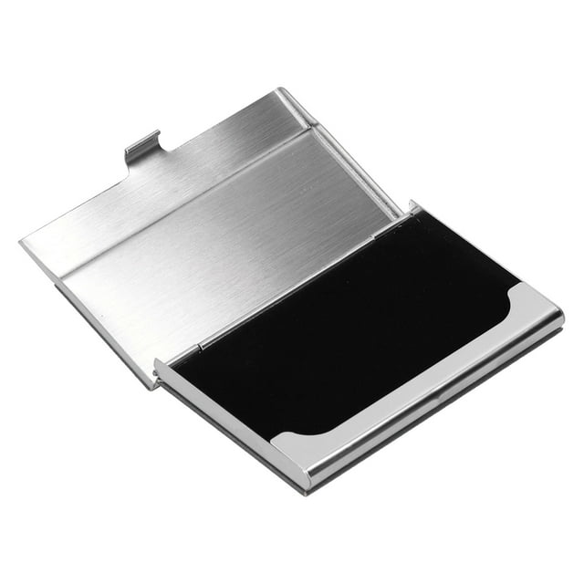 Business Card Case, Wear-resistant Business Card Holder Non-slip Easy To Carry Small Size For Birthdays For Banquets For Mother's Day For Father's Day Gray 701#