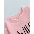 thumbnail image 6 of Elippeo Baby Sweatshirt 1Y 2Y 3Y 4Y 5Y 6Y Tops with WLID LIKE MY CURLS Letter Print, Classic Round Neck Spring Clothing, 6 of 8