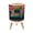 Color 4, variant on Small Trash Can with Lid Beach Ocean Coastal Sea Bird Blue Tan Rustic Beachy Boat Seagulls 1.8 Gallon Dog Proof Trash Can Round Garbage Can Waste Bin Wastebasket for Bathroom Bedroom Living Room