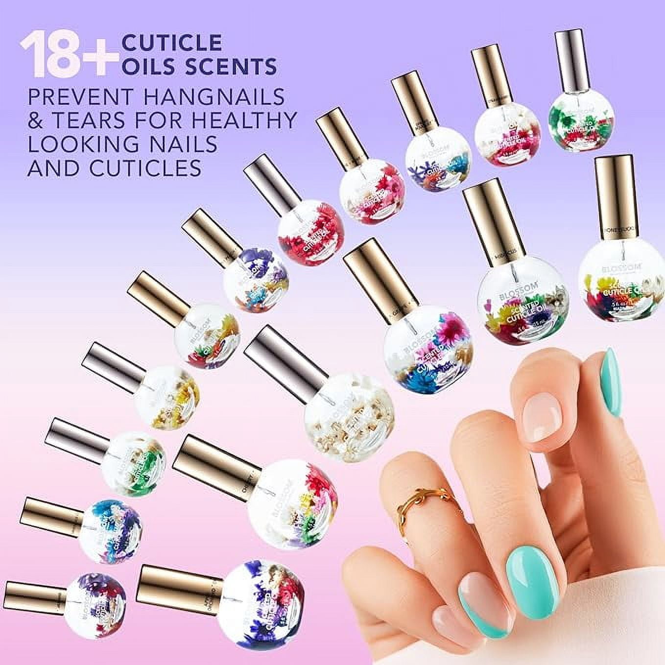 (2 pack) Blossom Scented Cuticle Oil - Scent: Juicy Peach