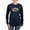 Navy, variant on CafePress - Maryland MD Oval (W/Flag) Women's Long Sleeve Dark - Women's Long Sleeve Graphic Tee Casual Fit