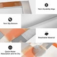 thumbnail image 5 of Orange Grey Geometric Outdoor Rug 4x6 Ft, Non Slip Washable Area Rug, Modern Abstract Color Blocks Patio Rugs Carpet Runner, Large Floor Mat for Indoor/Outdoor Deck Porch Camping, 5 of 8