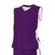thumbnail image 1 of Camiseta de tirantes reversible para mujer con control de la humedad MORADO/ BLANCO XS A4 NW2320, 1 of 1