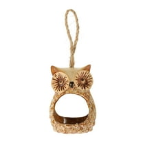 OUNONA  Hanging Planter Outdoor Holder Owl Flower Pot Design Home Decor