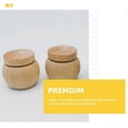 thumbnail image 3 of Parrot Food Container Hand Feeding Parrots Light Yellow Wood Feeding 2Pack, 3 of 3