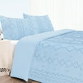 thumbnail image 5 of Twin Size Duvet Cover, Soft, Breathable 2 Pieces Bedding Set with Zipper Closure, 8 Corner Ties, 1 Pillow Sham, 1 Duvet Cover for All Seasons (Twin, 68X90 Inches, Blue-No Comforter), 5 of 7